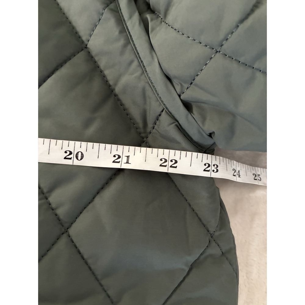 WE-AR4 Reversible Burb Coat S Dark Military Green Limonta Quilted‎ Insulated NEW - Picture 12 of 13